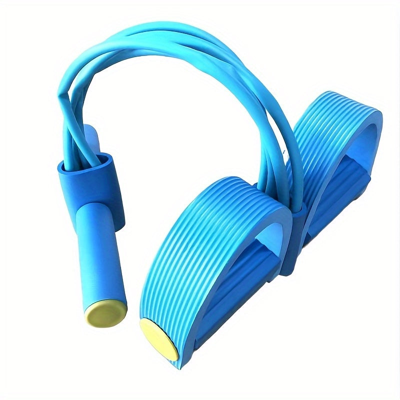 Home Gym Resistance Bands- 4 Elastic Tubes Full Body Exercises, Abdominal Exercises, Rowing and Fitness Equipment- Strength and Flexibility